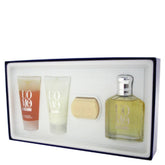 Uomo Moschino by Moschino for Men. Gift Set (2.5 oz Eau De Toilette Spray + 1.7 oz Gel + 0.8 oz Soap + 1.7 oz After Shave Balm)